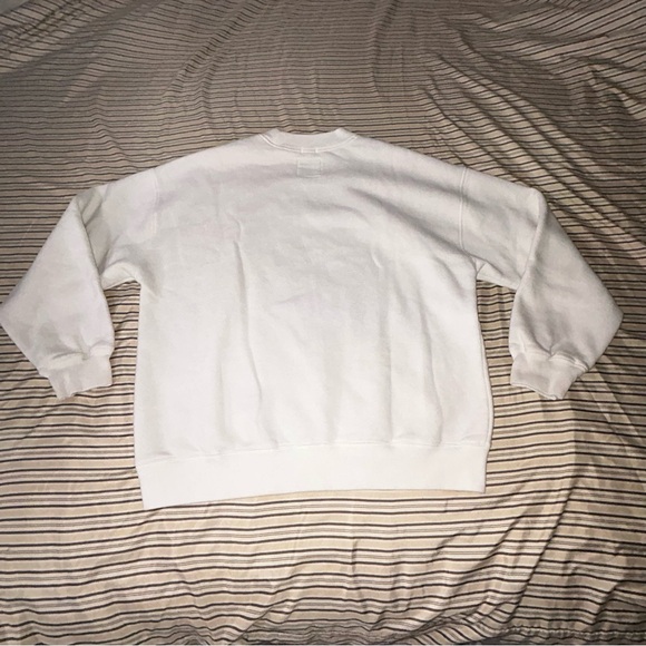 Abercrombie & Fitch MCLAREN Formula 1 Team Sweatshirt Crewneck Oversized Small - Picture 9 of 10